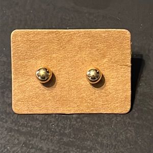 NEW Small gold bead earrings